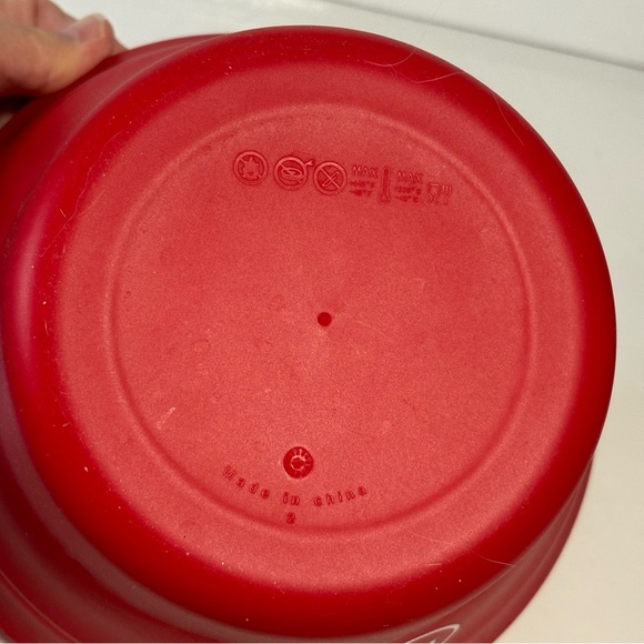 Pampered chef microwave silicone popcorn popper W/ leaflet red EUC - Picture 9 of 11